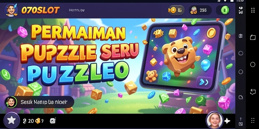 Tangkapan layar 070SLOT menunjukkan aksi gameplay Puzzle yang seru.