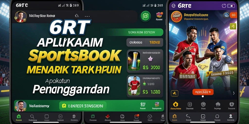 Tampilan menarik dari gameplay Sportsbook di 6RT.