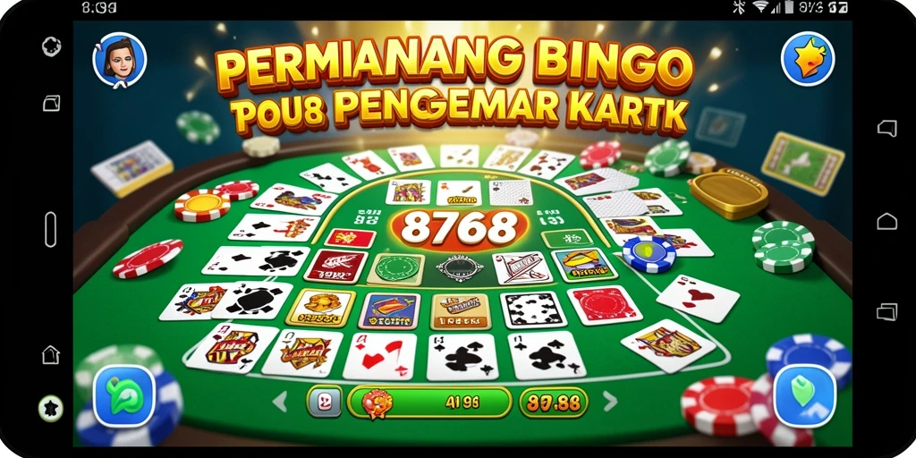 Tampilan permainan Bingo 8768 yang menarik dan interaktif.