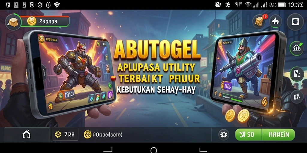 Tampilan utama ABUTOGEL yang user-friendly dan mudah diakses.