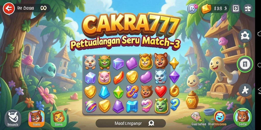 Tampilan menarik dari gameplay seru di CAKRA777.