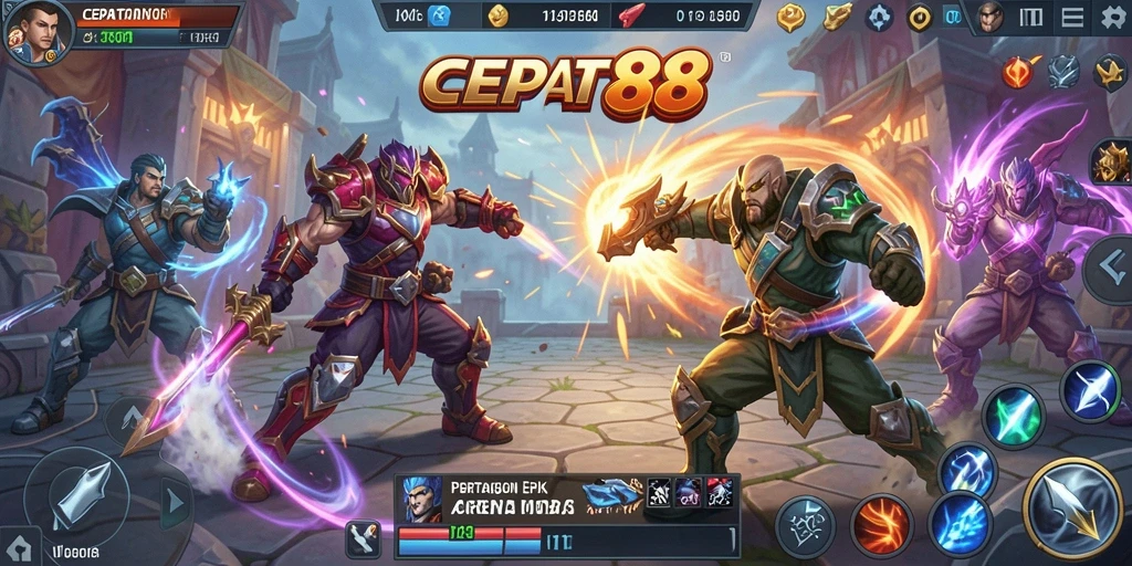 Tangkapan layar dari gameplay CEPAT88 yang menegangkan dan strategis.