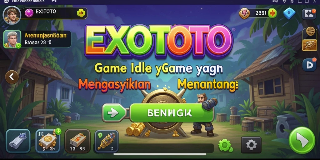 Tampilan gameplay EXOTOTO yang menarik dan penuh aksi.