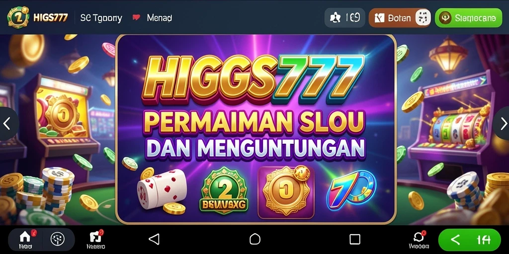 Tampilan menarik dari gameplay HIGGS777 yang menyenangkan.