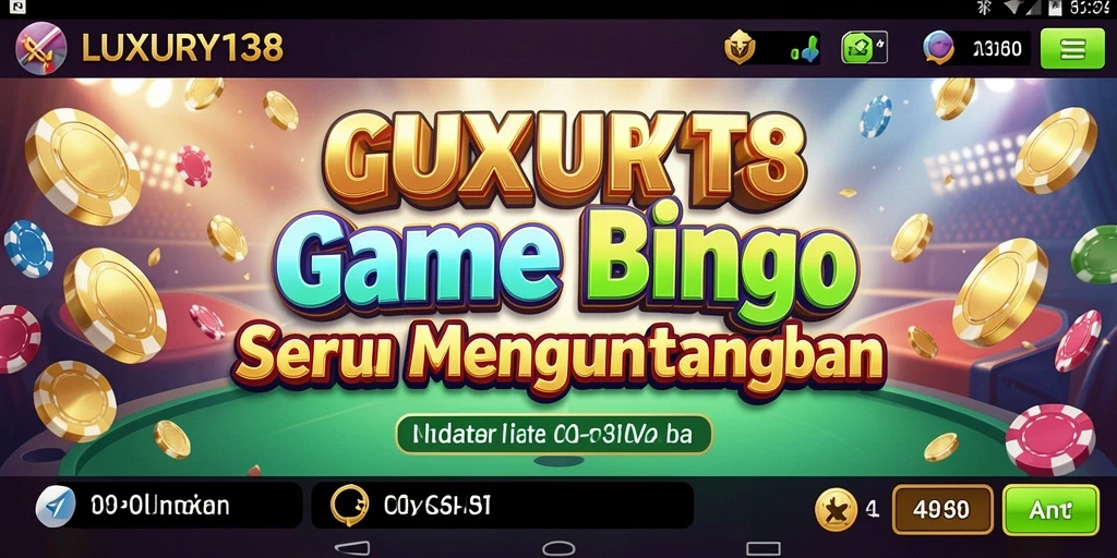 Tampilan gameplay Bingo yang mengasyikkan dalam LUXURY138.