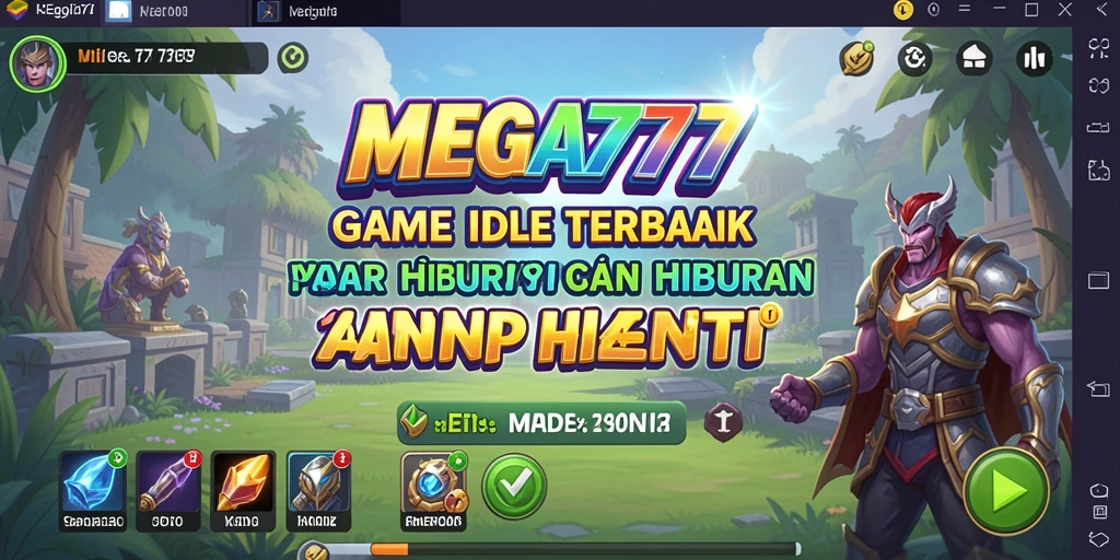 Tampilan gameplay MEGA777 yang menawan dan interaktif.