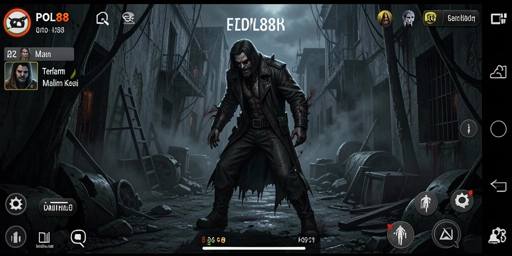 Tangkapan layar gameplay POL88 menampilkan kegelapan dan ketegangan yang mendebarkan.