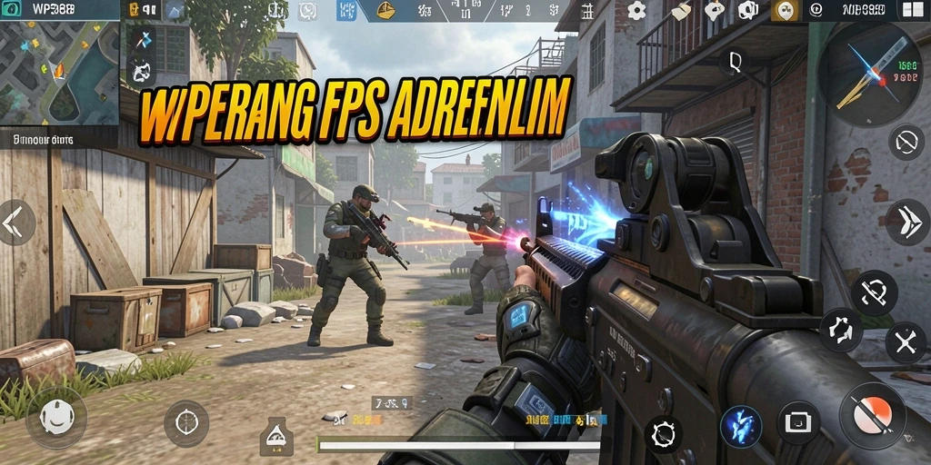 Tampilan gameplay mendebarkan dari WP888, penuh aksi dan strategi.